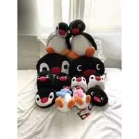 在飛比找蝦皮購物優惠-企鵝家族 Pingu 正版快閃店購入 大抱枕 娃娃 拖鞋 零