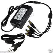 4K 8MP HD Security Cameras 4 Port 12V 5A DC Power Adapter for Q-see Zmodo Swann