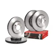 4x Brembo Front+Rear UV Coated Brake Rotors for Zhonghua Junjie Cross FRV A1 FSV