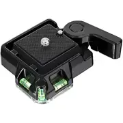 Ball Head QR-40 Quick Release Plate Clamp Adapter for Camera Camcorder Tripod