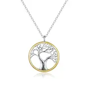 Sterling Silver Sacred Tree Of Life Hypoallergenic Necklace