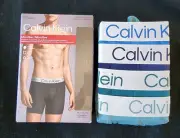 CALVIN KLEIN MICROFIBER STRETCH 4-PACK BOXRE BRIEFS MENS UNDERWEAR #NP27400-NWT
