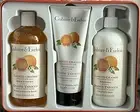 Crabtree & Evelyn Tarocca Orange Eucalyptus & Sage Bath & Body Trio Lotion/Gel