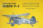 WACO Y-3 PLAN & Mechanix Illustrated CONSTRUCTION ARTICLE 24" UC Model Airplane