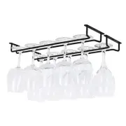 Brix Wine Glass Holder Under Cabinet Kitchen Organization and Storage for