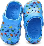 HoEase Casual Bright-Colored Clogs for Kid's, Toddlers, Girls, Breathable Lightweight Children's Garden Shoes for Beach Pool, Anti Slip Sandals Clogs, Water Shoes Summer Slides