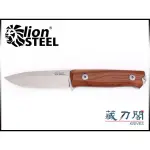 《藏刀閣》LIONSTEEL-(B40 ST)桑托斯木柄SLEIPNER鋼直刀