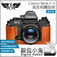 在飛比找Yahoo!奇摩拍賣優惠-數位小兔【TP Canon New F-1 真皮相機底座 熔