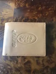 Tan Leather Wallet New York Jets NFL Billfold NEW