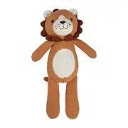 Splosh Baby Lion Soft Cotton Knitted Plush Toy Stuffed Animal 24x32cm Blue 0+