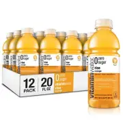 zero sugar rise, electrolyte enhanced water w/vitamins, orange drinks, 20 fl ...