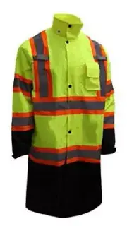 RK Safety RC-CLA3-TLM66 Class 3 Rainwear Reflective Hi-Viz Medium Neon Lime