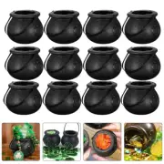 12 Pcs Halloween Candy Jar Trick Or Treat Cauldron Container Child