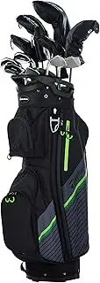 TaylorMade RBZ Speedlite Complete 13-Piece Set, Graphite, Left Hand, Regular Flex, Titanium, Black, White, Green