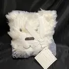 POTTERY BARN KIDS BLUE GINGHAM SHAGGY POLAR BEAR ANYWHERE CHAIR COVER ONLY NEW