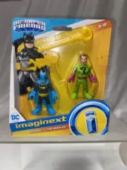 Imaginext Dc Super Friends Batman and the Riddler Action Figures Set New Sealed