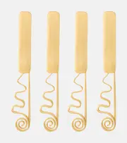 [L'Objet] L'Objet Spirale set of 4 stainless steel spreaders