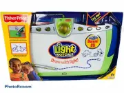 Fisher Price Light Sketcher Draw With Light Stencil Templates • New • Rare