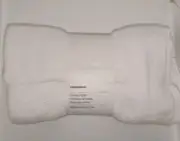 Crate & Barrel Lindstrom 48x84 Curtain Panel 100% Cotton Crisp White MSRP$120