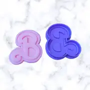 Doll Letter Barbie Doll 2 sizes Cookie Cutter & Fondant Debosser