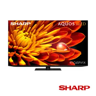 SHARP AQUOS XLED 4K 65型智慧顯示器  4T-C65FV1X 【全國電子】