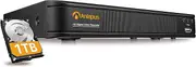 Anlapus 1080p DVR 8 Channel CCTV Camera System H.265+ Digital Video Recorder, Supports 1080p 720p Camera, 24/7 Surveillance Recording, No Hard Drive