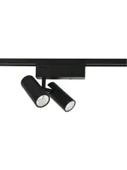 Panorama II 2 Light LED Track Spot Light in Black