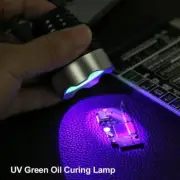 K-338 USB UV Glue Curing Repair Lamp Adhesive Green Oil Heating Purple Light