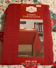 NEW 60"X 84" VALENTINE'S DAY RED TABLECLOTH FABRIC TABLECLOTH RECTANGLE