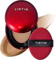 TIRTIR Mask Fit Red Cushion Foundation | Full coverage, Weightless, Skin fit, Satin Glow Finish, Korean Makeup Cushion Foundation (#35N Walnut, 0.63 Fl Oz)