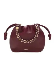 Loewe Flamenco Drawstring Mini Shoulder Bag One size Red