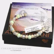 Authentic Alex and Ani Sorbet, Wildberry Rafaelian Silver Charm Bangle