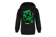 Minecraft Boys Creeper Inside Hoodie (Black/Green) - UTNS7515