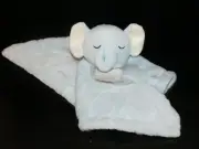 NWT Kyle and Deena Elephant Blue Baby Snuggle Buddy Security Blanket Lovey Toy