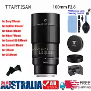 TTArtisan 100mm F2.8 Lens Macro 2X For Nikon/Canon/L/GFX/ Fuji X/Sony E Mount