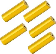 Brake Cable Caps, Aluminum Alloy Highly Bike Cable End Caps with High Strength for Bike Shifting for Cycling Enthusiasts(Gold)