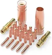 MIG Welding Gun Kit .035" Tip-Nozzle-Diffuser for Lincoln Magnum 100L and Tweco Mini/#1 (.030" Accessory Kit)