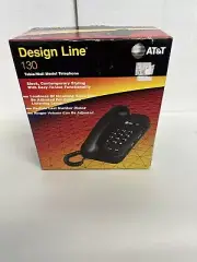 VINTAGE NEW AT&T Design Line 130 Corded Table/Wall Model Telephone