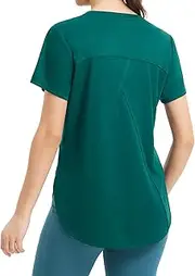 baleaf Damen Leichtes T-Shirt Kurzarm schnelltrocknend Atmungsaktives T-Shirt Trainingsshirt