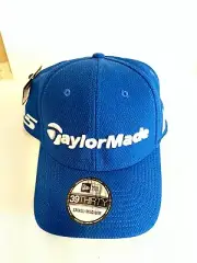 Taylor Made Tour Authentic New Era 39Thirty Stretch fit Hat Size S/M Blue