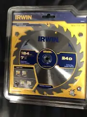 Irwin 15130 7 1/4” Circular Saw Blade 24D 184 Mm. New