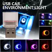 Mini USB RGB LED Car Interior Light Neon Atmosphere Ambient Lamps Accessories