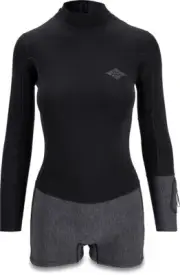 Dakine Women's Mission 1mm Neo Surf Springsuit L/S Medium Black New