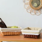 Storage Box Stable Practical Toys Container Woven Storage Basket Long Lasting