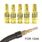MIG/MAG Welding Torch Gas Nozzle Adapter Contact Tip Holder with Nozzle Spring