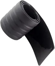 FELTECHELECTR 1pc Car Rear Bumper Protector Trim Strip Scratch Rubber Guard with Adhesive Tape for Durable Crash Protection and