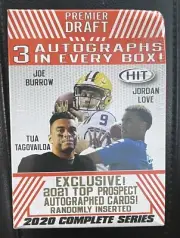 2020 Sage Hit Blaster Premier Draft 3 Autos Every Box Possible BURROW, TUA, LOVE
