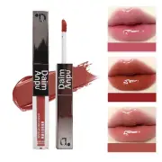 2 in 1 Liquid Lipstick Water Glossy Shimmer Lip Tints Fashion Lip Gloss Women