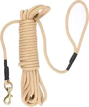 HANABASS Durable Large Dog Training Leash Wear Resistant Pet Rope for Walking Running for Retrievers More Comfortable Grip for Safe Training