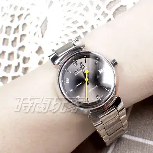 mono 時尚 傳奇 經典 碟形水晶錶面 女錶 防水手錶 日期視窗 不銹鋼 Z9295黑【時間玩家】